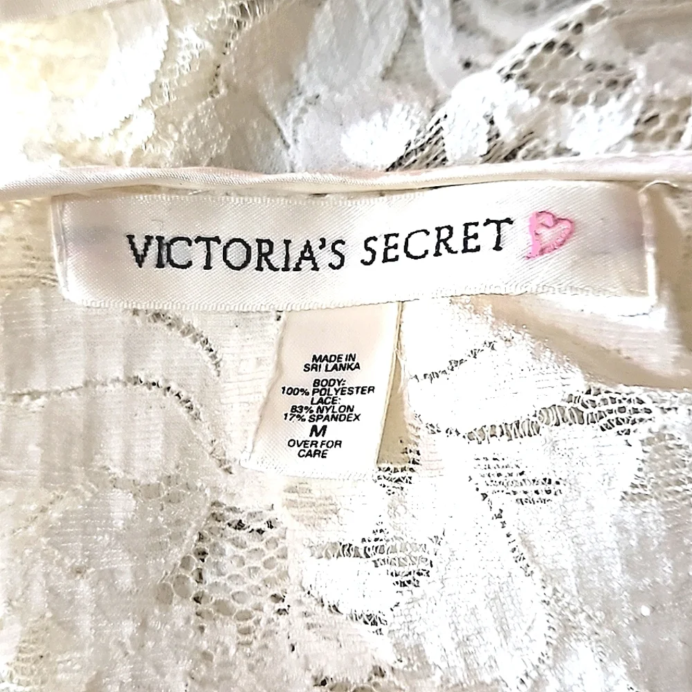 Victoria's Secret lacy short chemise  nightie dress size Medium